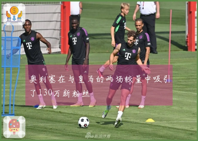 奥利塞在与皇马的两场较量中吸引了130万新粉丝